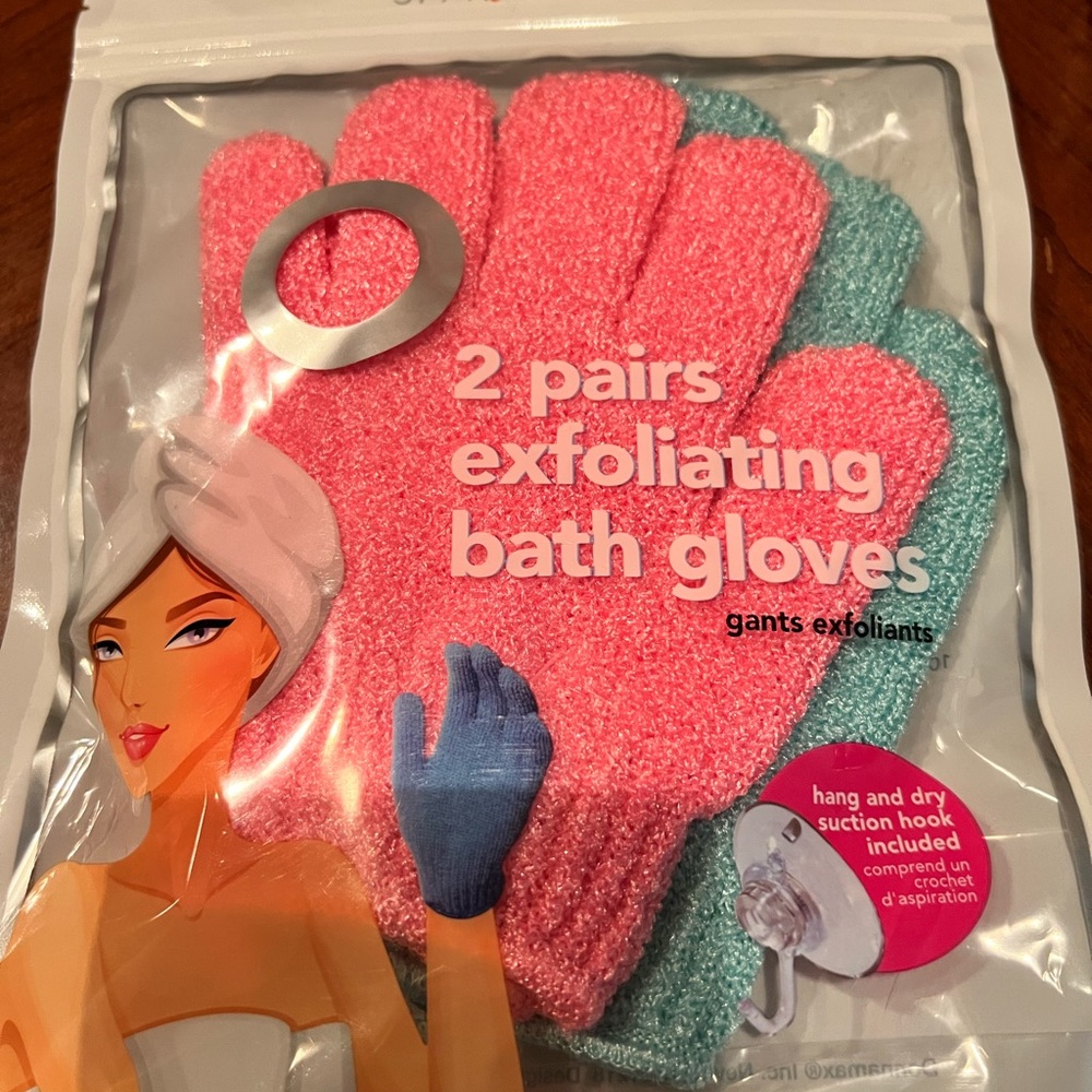 NOT FOR SALE! EXFOLIATING BATH GLOVES PRICE FIRM
